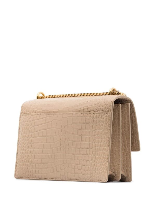 Saint Laurent Sunset medium crocodile embossed bag - Image 3