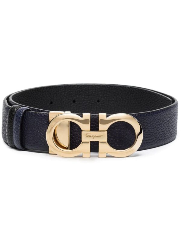 Ferragamo  leather Gancini buckle belt