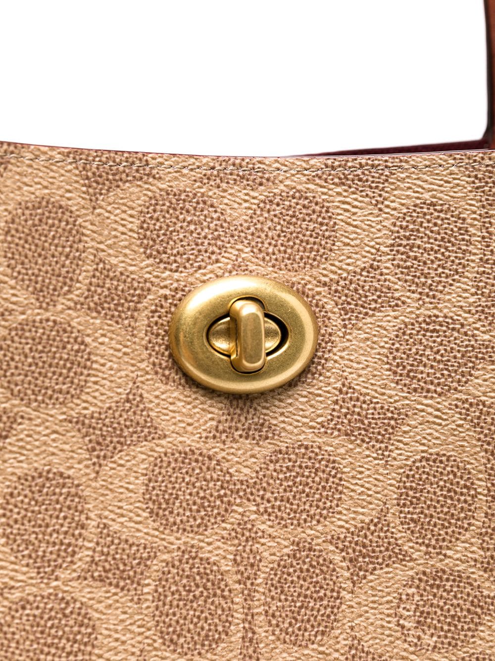 Coach printed leather tote bag - Image 5