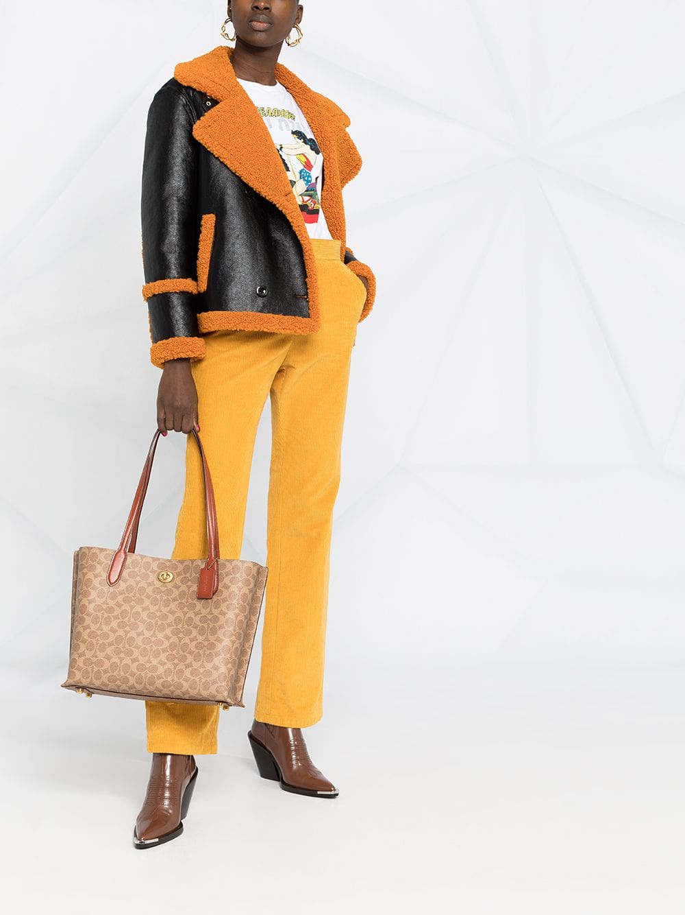 Coach printed leather tote bag - Image 2