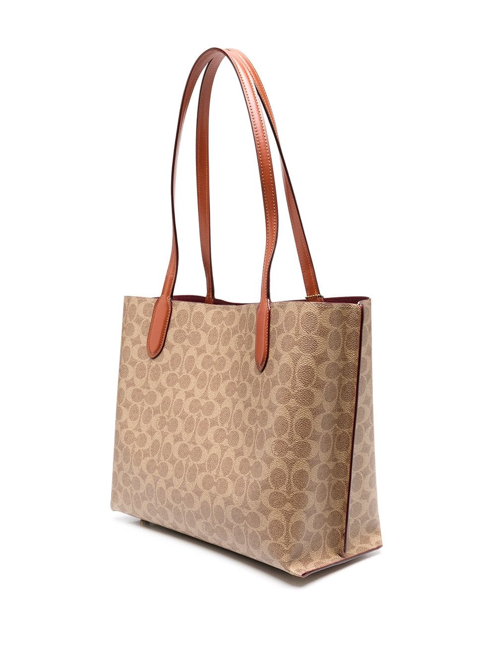 Coach printed leather tote bag - Image 4