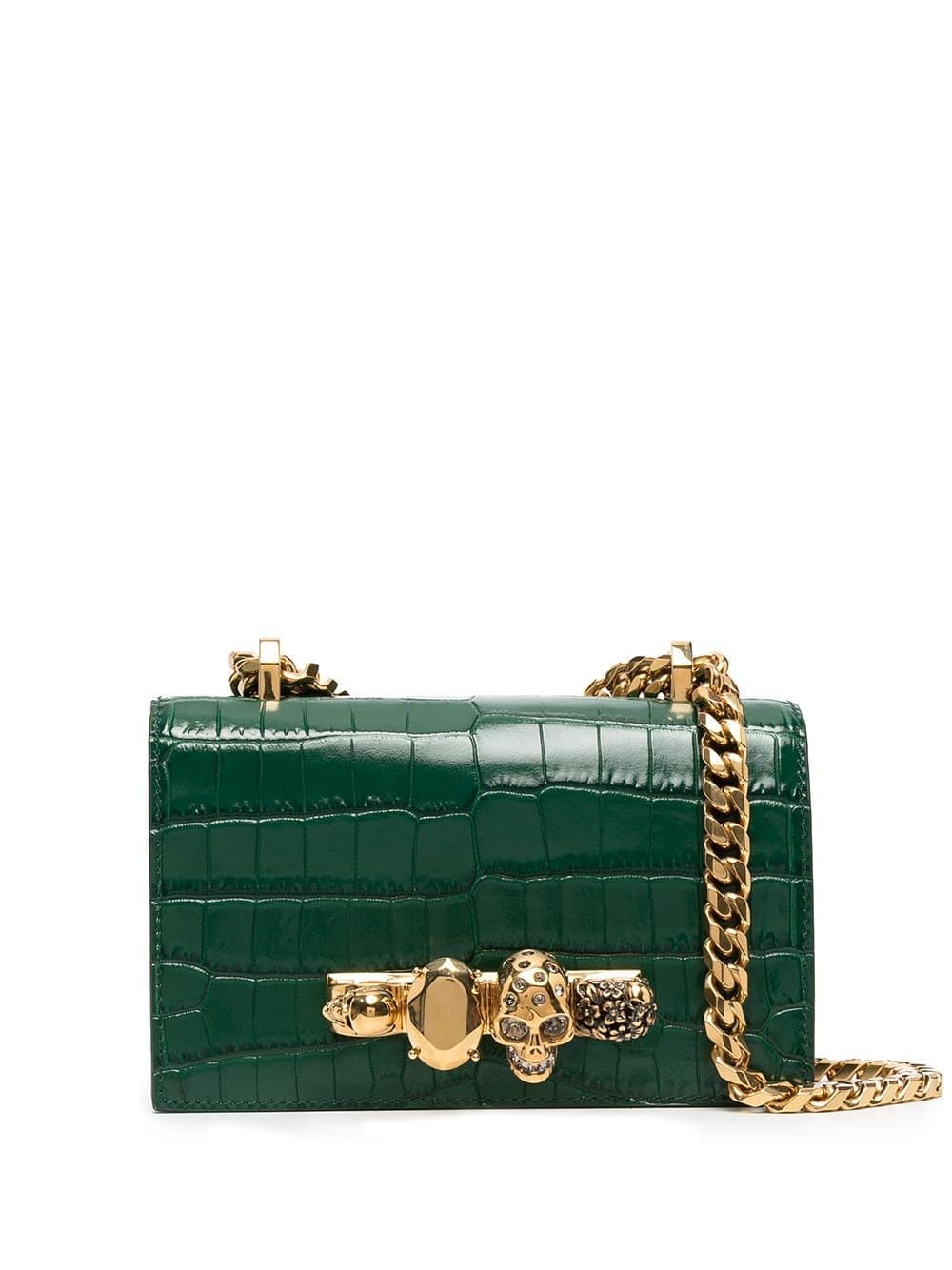 Alexander McQueen mini jewelled satchel