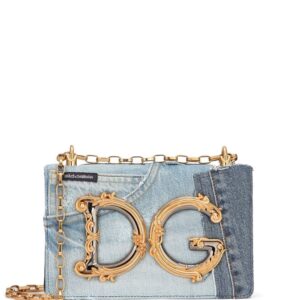 Dolce & Gabbana DG Girls patchwork-denim crossbody bag