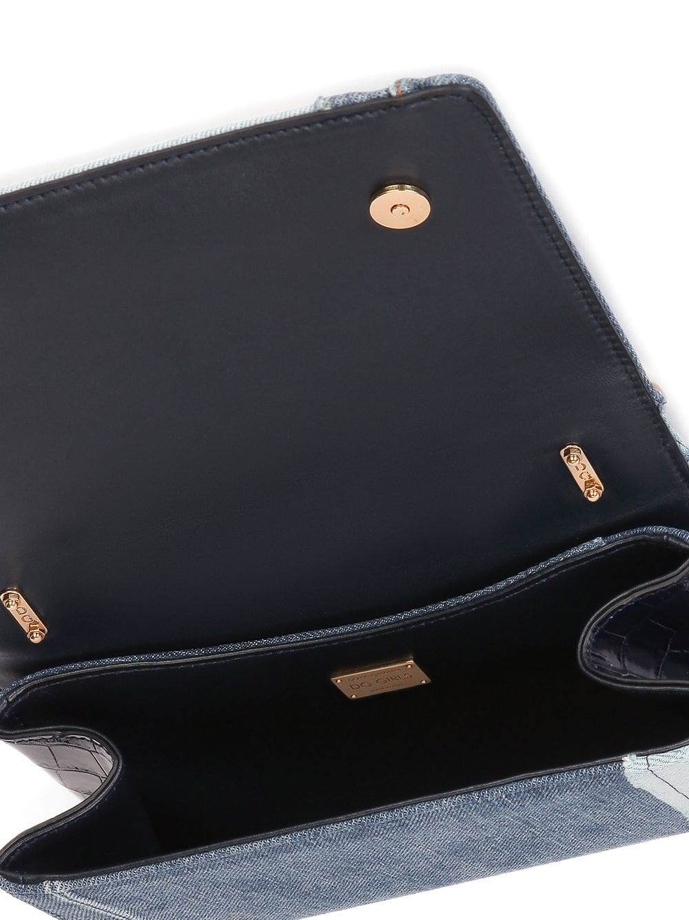 Dolce & Gabbana DG Girls patchwork-denim crossbody bag - Image 4