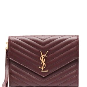 Saint Laurent New Pouch Monogram clutch