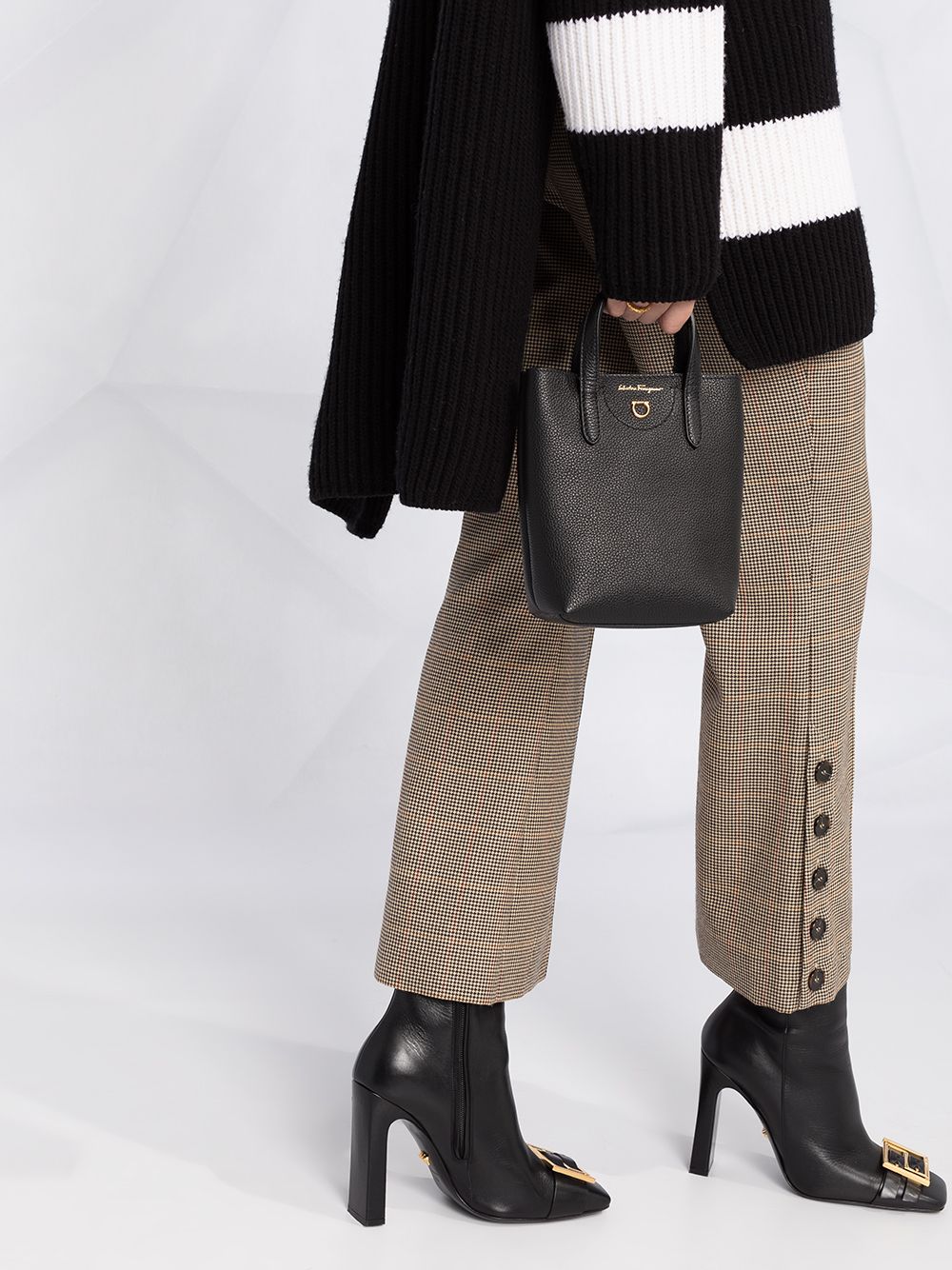 Ferragamo mini leather tote bag - Image 3