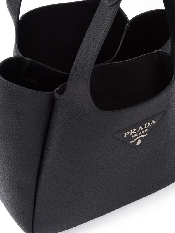Prada logo-plaque tote bag - Image 4