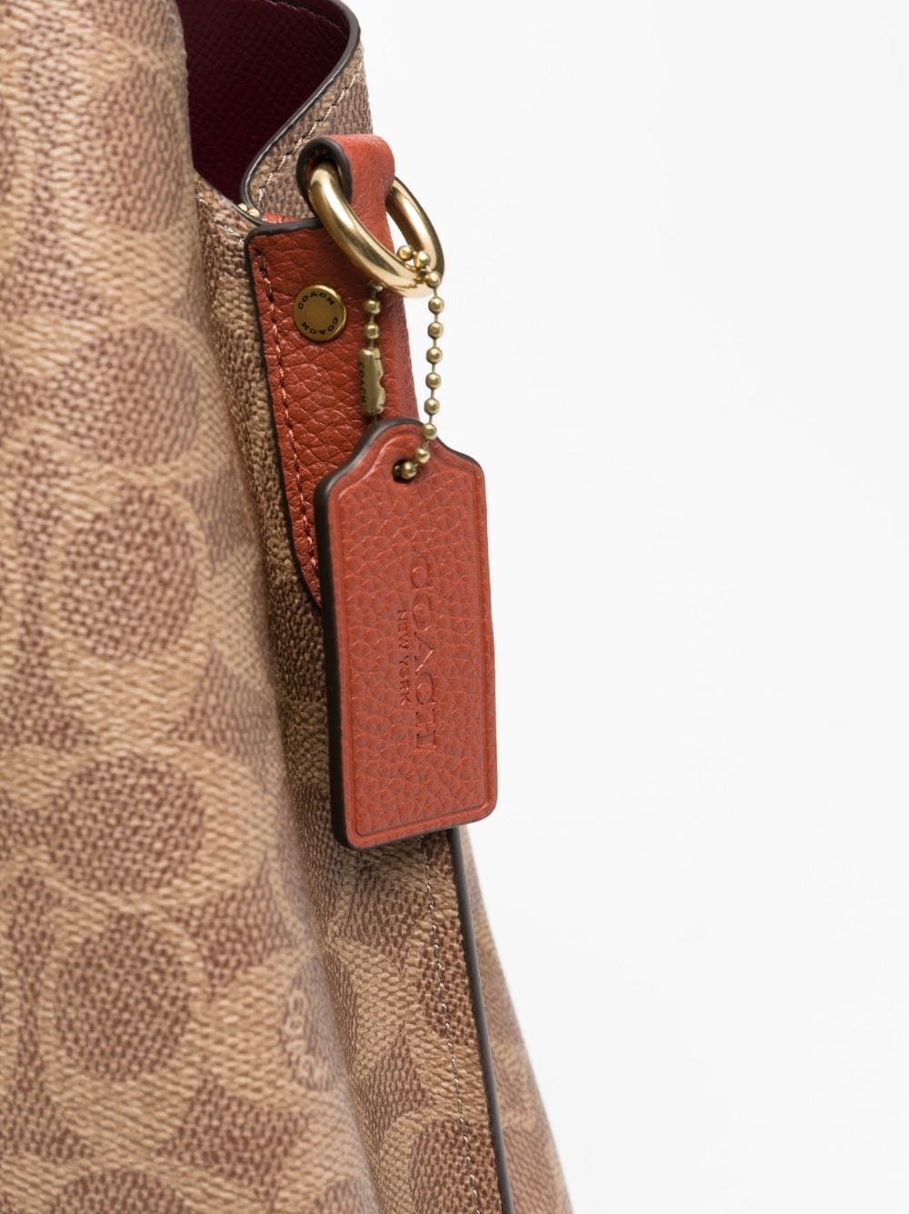 Coach monogram leather shoulder bag - Image 5