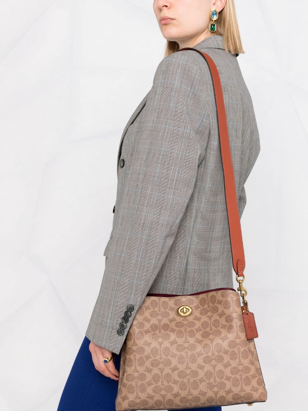 Coach monogram leather shoulder bag - Image 3