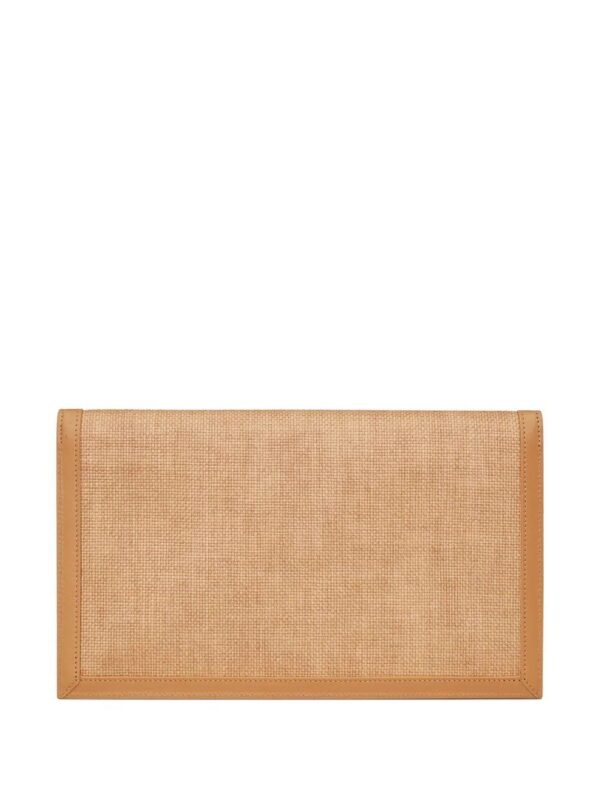 Saint Laurent Uptown canvas clutch bag - Image 2