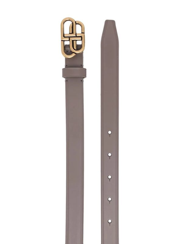 Balenciaga  BB thin leather belt - Image 2