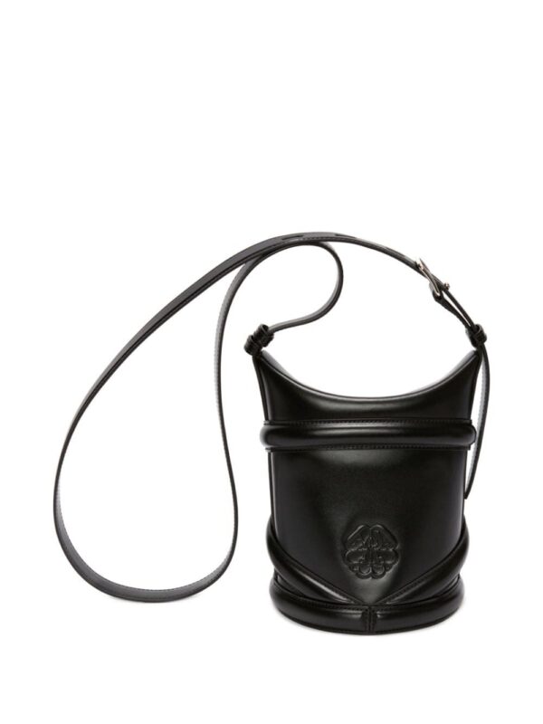 Alexander McQueen black the curve small leather cross body bag - Image 3