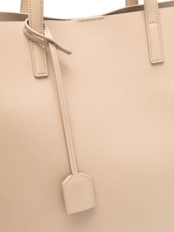 Saint Laurent logo-print leather tote bag - Image 5