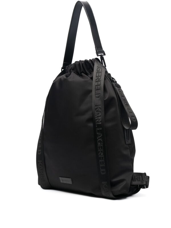 Karl Lagerfeld Rue St-Guillaume drawstring backpack - Image 3