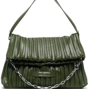 Karl Lagerfeld  x Amber Valletta pleated folded tote bag