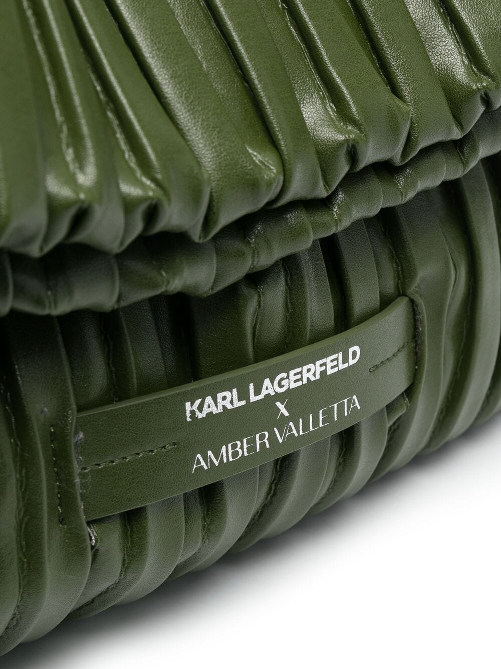 Karl Lagerfeld x Amber Valletta pleated folded tote bag - Image 5