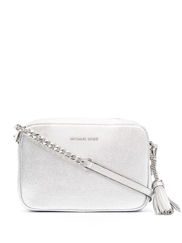Michael Michael Kors  metallic leather cross body bag