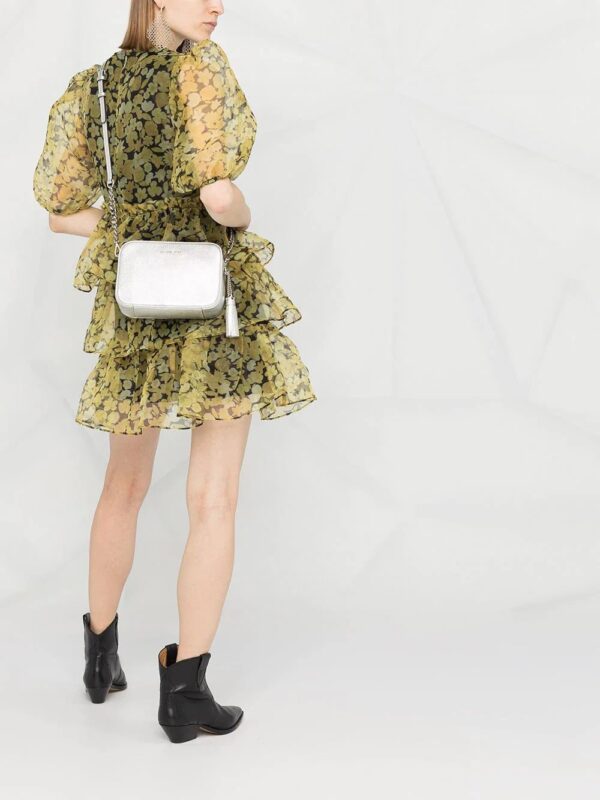 Michael Michael Kors  metallic leather cross body bag - Image 2