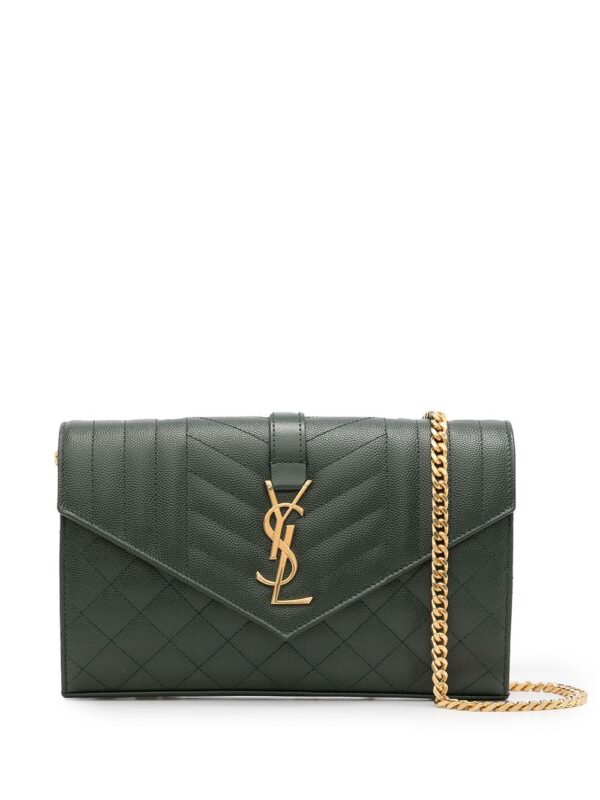 Saint Laurent  Envelope logo shoulder bag