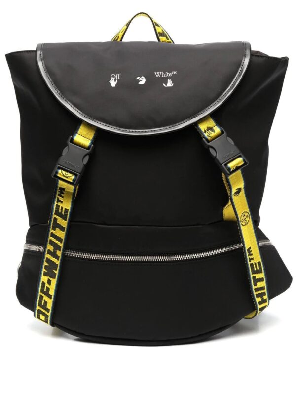 Off-white Industrial logo print backpack