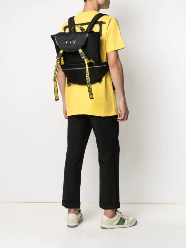 Off-white Industrial logo print backpack - Image 2