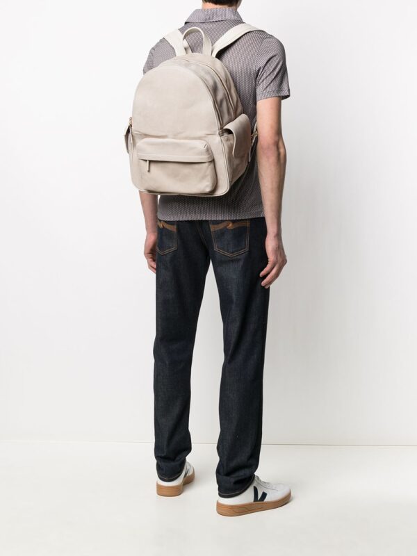 Eleventy multi-pocket leather backpack