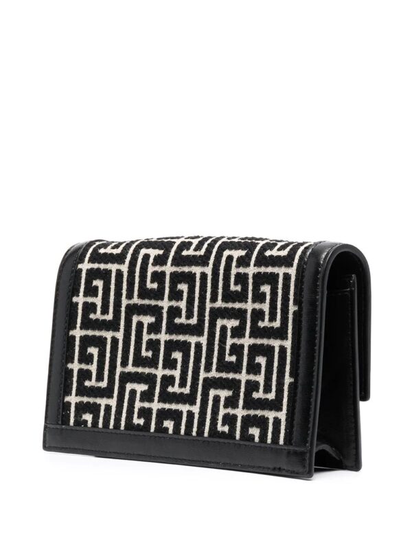 Balmain mini 1945 monogram jacquard bag - Image 3