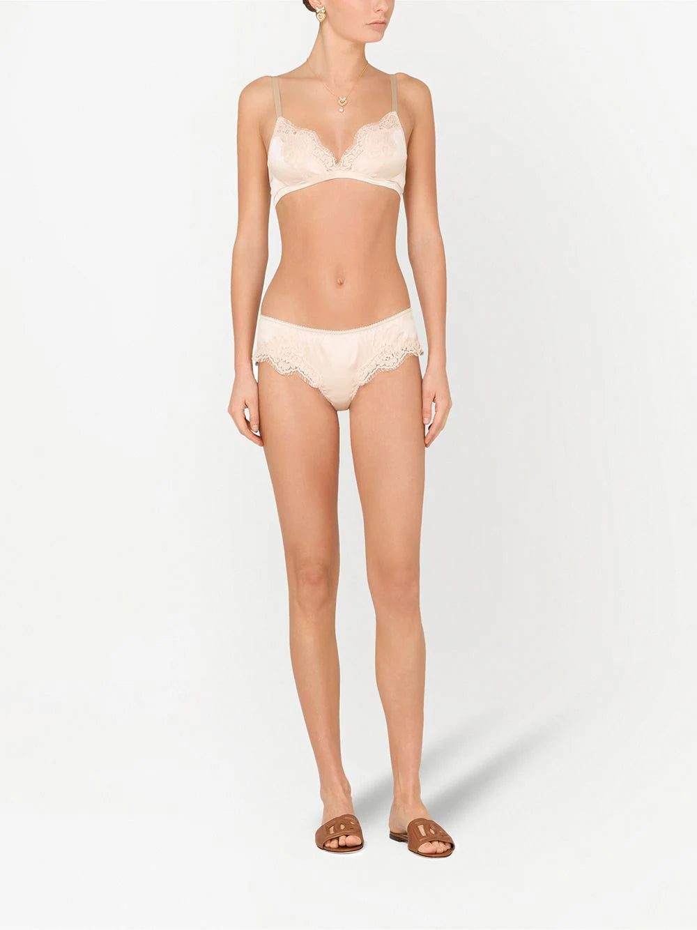 Dolce & Gabbana lace-trim bra - Image 2