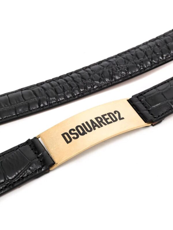 Dsquared2  croc-effect belt - Image 2