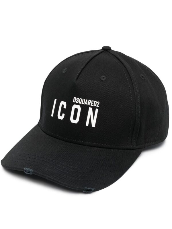 DSQUARED2 logo-print six-panel cap