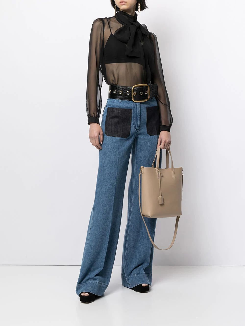 Saint Laurent logo-print tote bag - Image 2