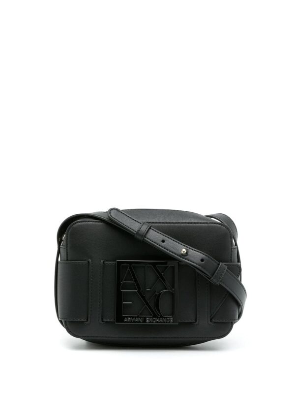 Armani Exchange logo-plaque detail crossbody bag