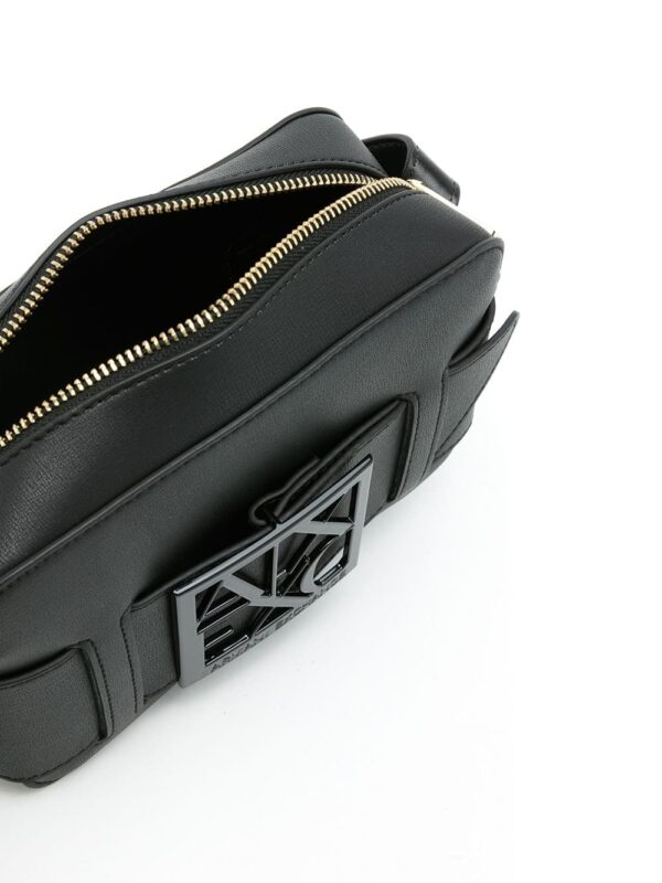 Armani Exchange logo-plaque detail crossbody bag - Image 5