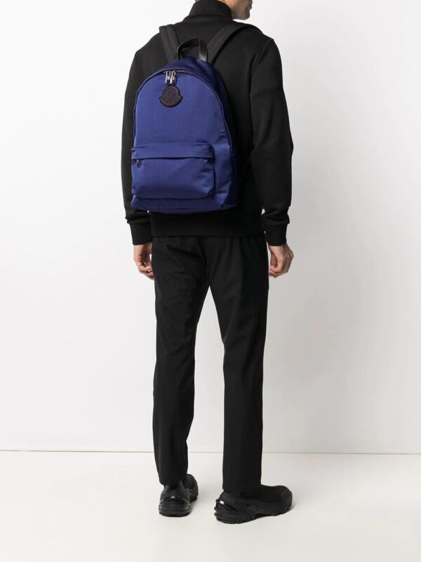 Moncler logo-patch zip-fastening backpack - Image 2