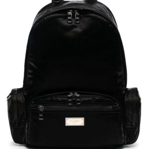 Dolce & Gabbana logo-plaque backpack