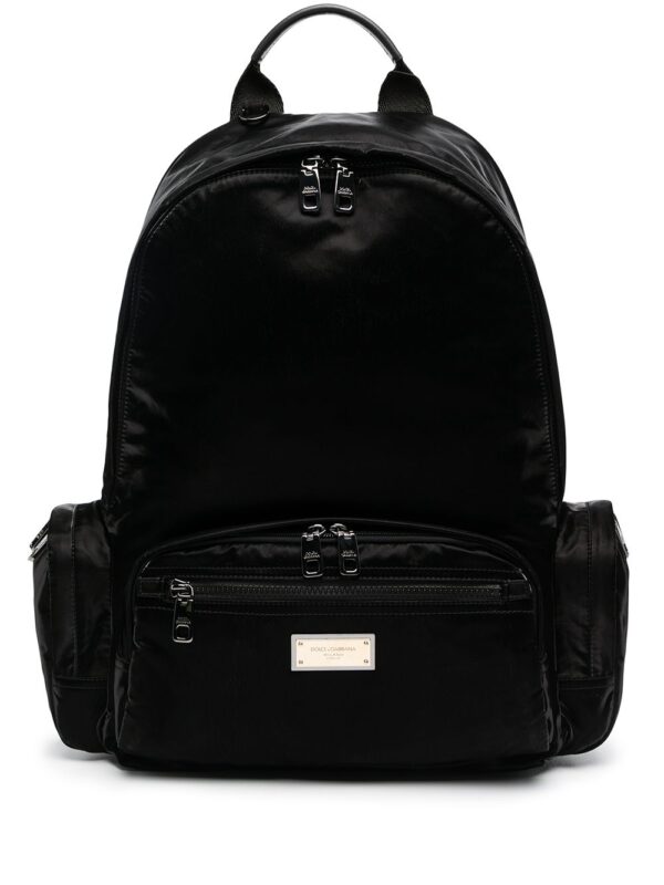 Dolce & Gabbana logo-plaque backpack