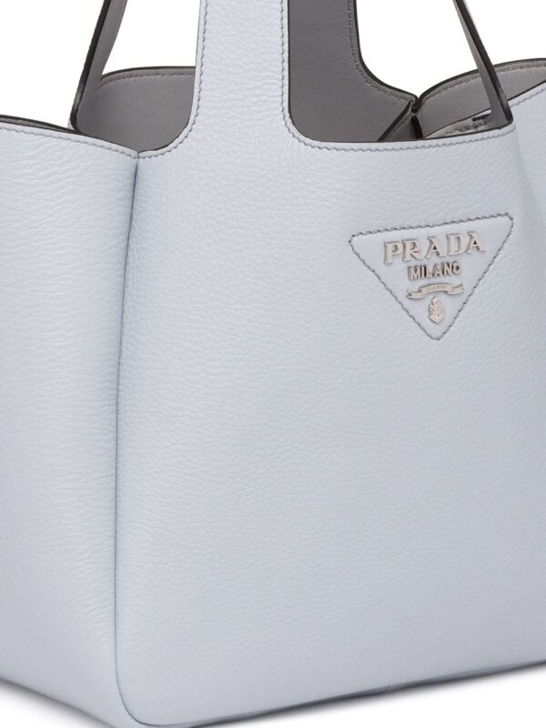 Prada logo-plaque tote bag - Image 4