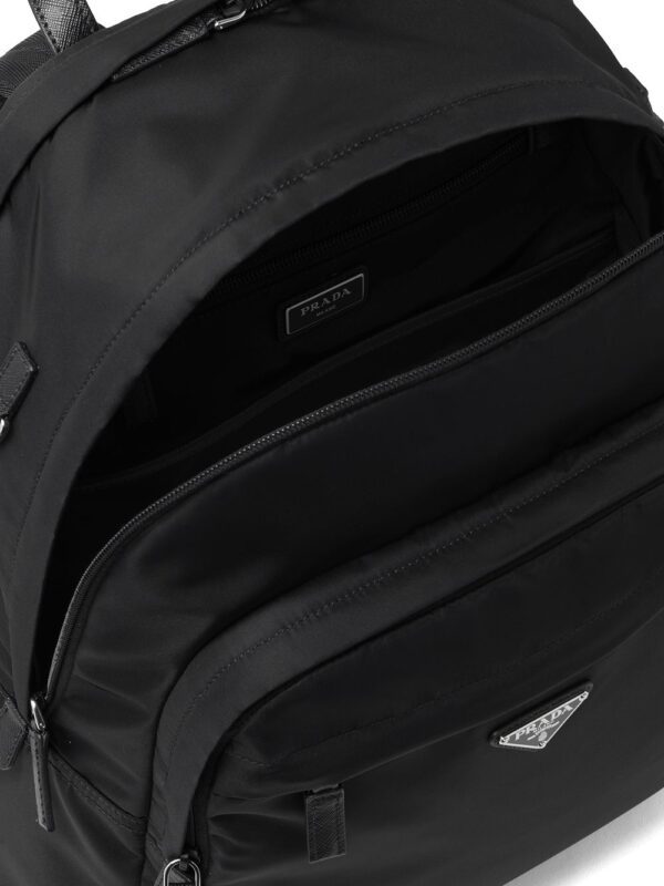 Prada Re-Nylon logo-plaque backpack - Image 5