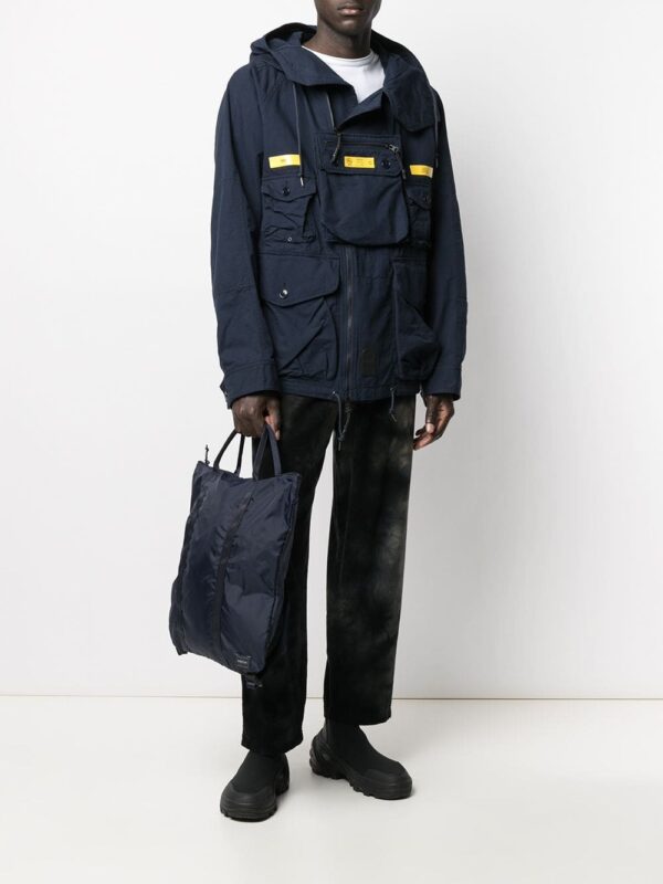 Porter-Yoshida & Co. logo-patch zipped backpack - Image 4