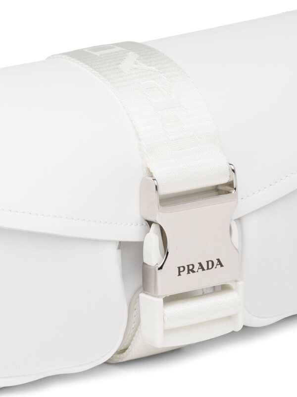 Prada pocket detail shoulder bag - Image 4