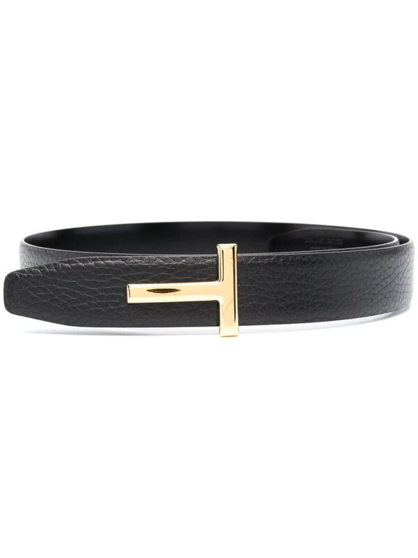 TOM FORD  logo-buckle belt