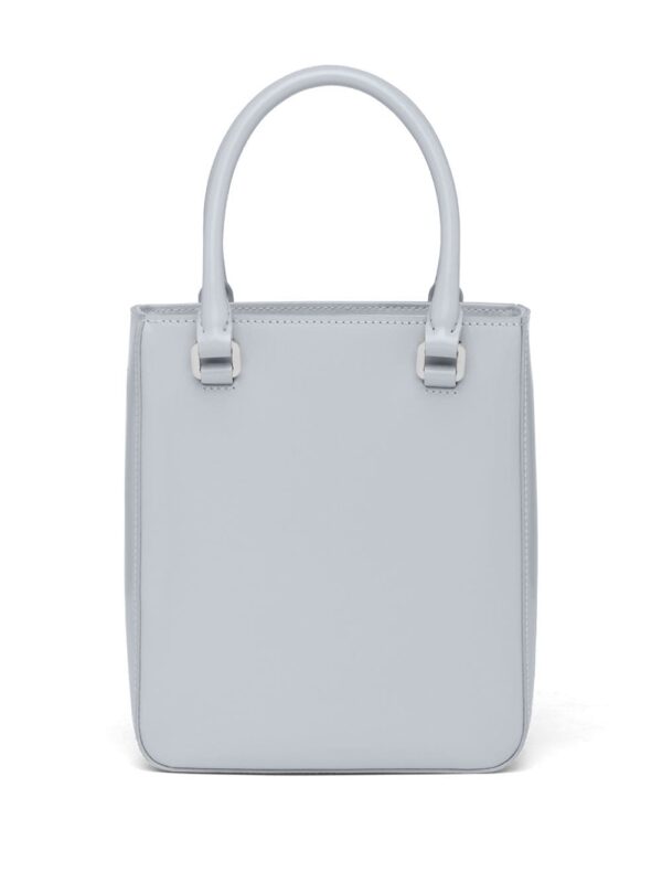 Prada small triangle plaque tote - Image 2