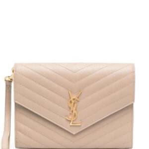 Saint Laurent Monogram quilted clutch bag