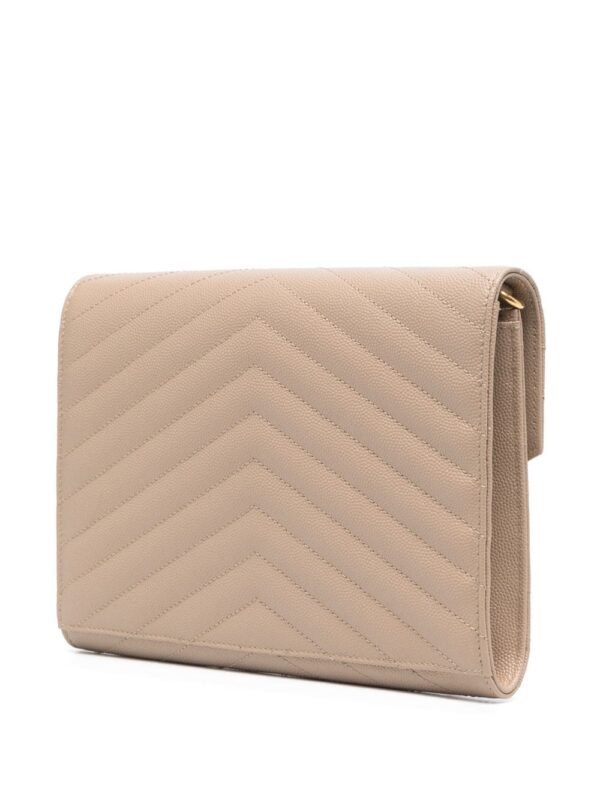 Saint Laurent  Monogram quilted clutch bag - Image 3