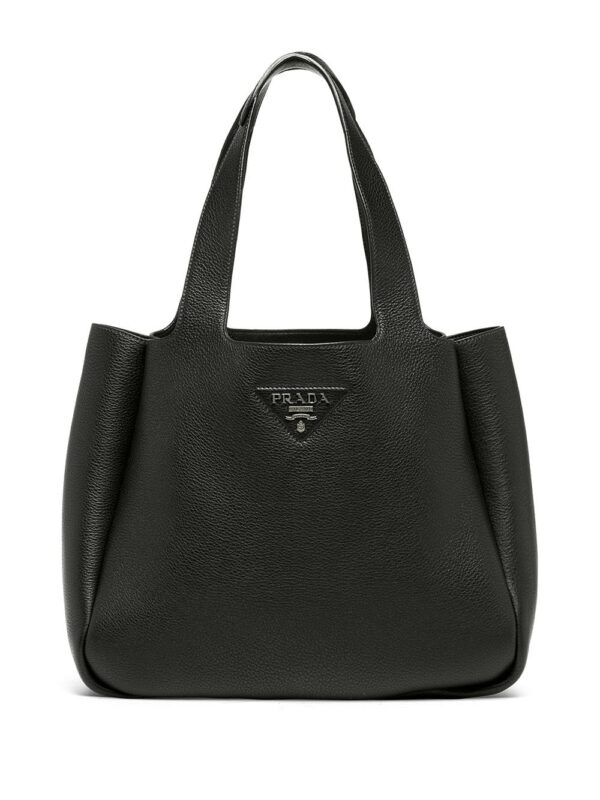 Prada  Flou leather tote bag