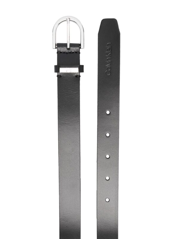Calvin Klein  25mm round leather belt - Image 2