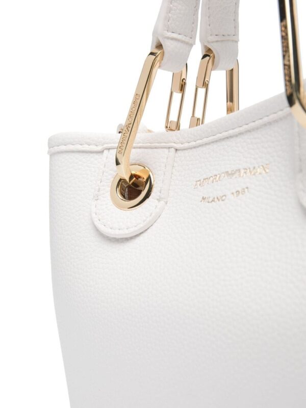 Emporio Armani mini MyEA logo-strap tote bag - Image 4