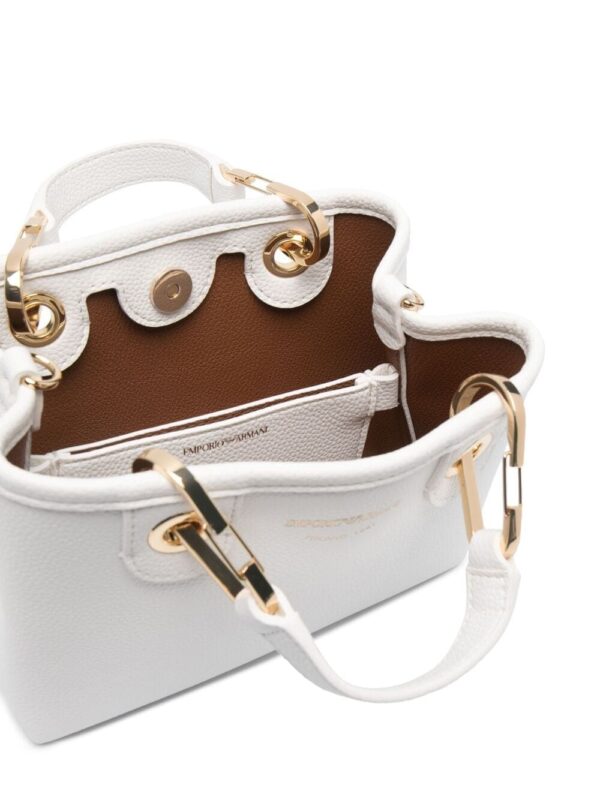 Emporio Armani mini MyEA logo-strap tote bag - Image 5