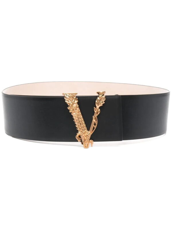 Versace  Virtus leather belt