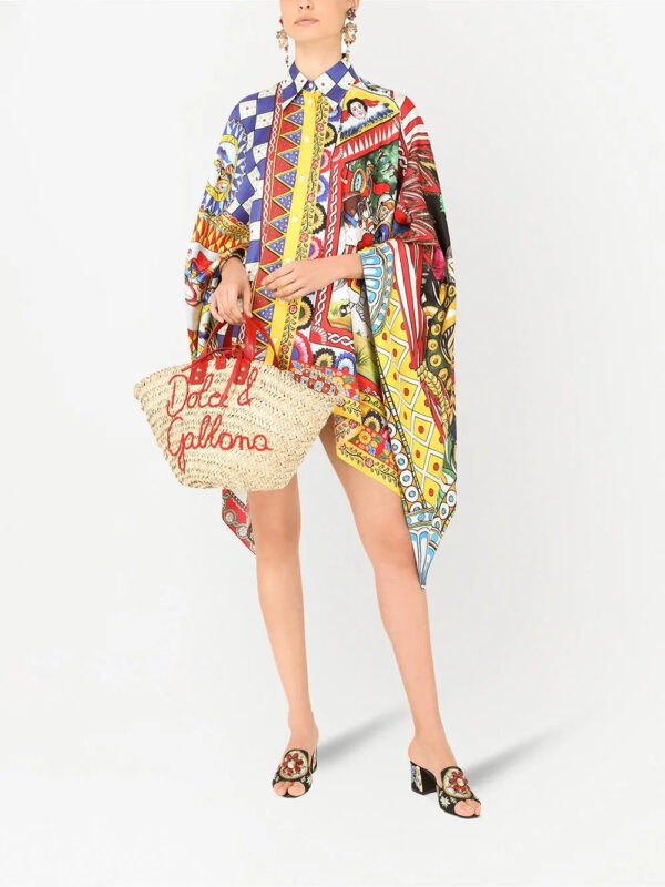 Dolce & Gabbana  mixed-print shirt - Image 2